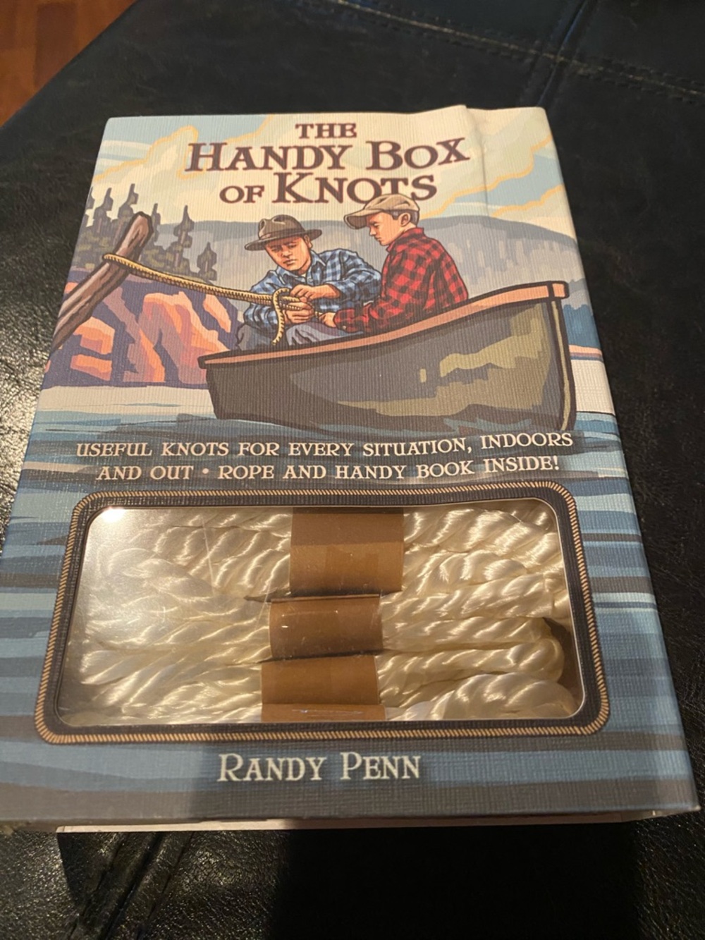 The Handy Box of Knots by Randy Penn - Cream Rope Kit and Book
